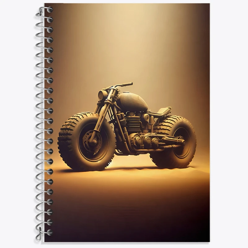 دفتر لغت 50 برگ خندالو طرح موتور سیکلت کد F7934