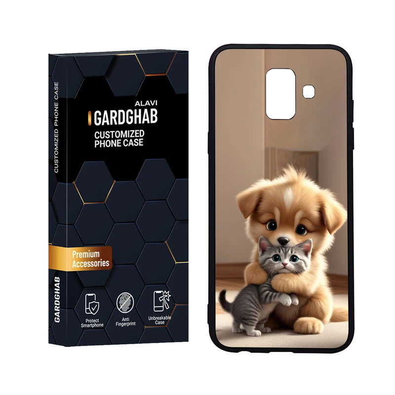 کاور گارد قاب علوی مدل Glass مناسب برای گوشی موبایل سامسونگ Galaxy A6