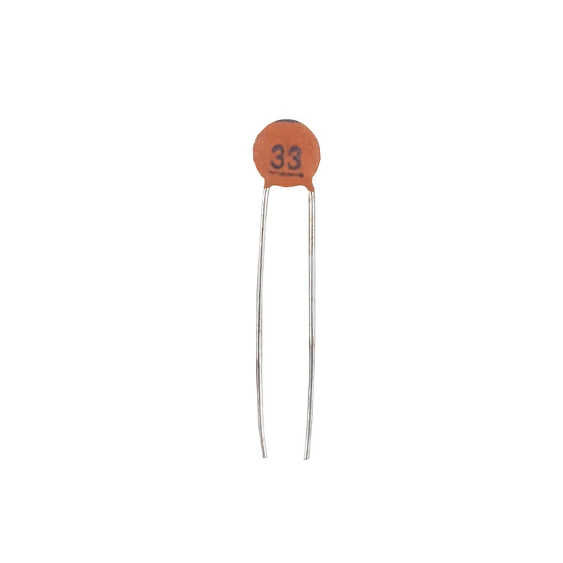 خازن عدسی 33 پیکو فاراد کد 666 بسته 50 عددی