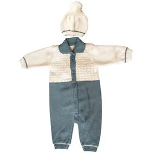 ست سرهمی و کلاه نوزادی مدل A60