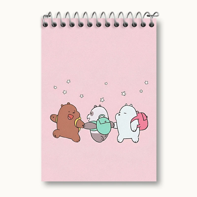 دفتر یادداشت 50 برگ خندالو طرح سه خرس کله پوک کد N3183