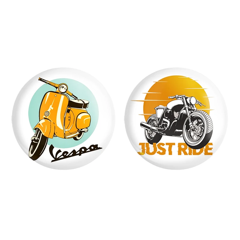 مگنت خندالو طرح موتور سیکلت کد 1034110348 مجموعه 2 عددی