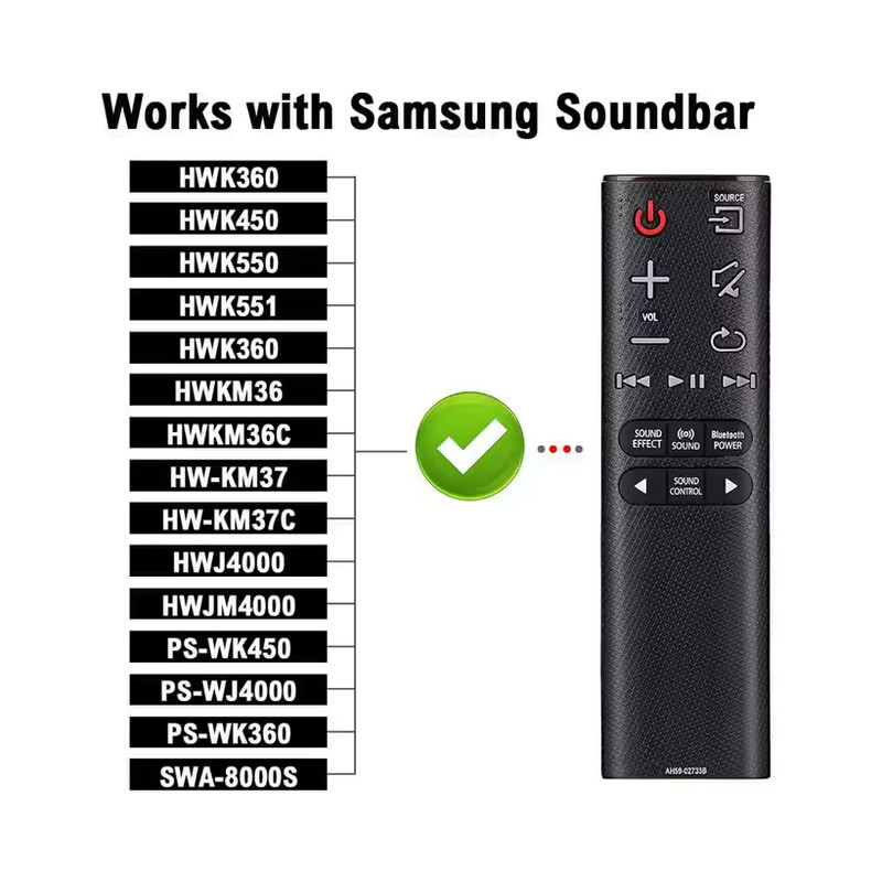 ریموت کنترل مدل AH59-02733B مناسب برای ساندبار سامسونگ