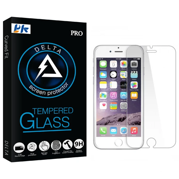 محافظ صفحه نمایش پی کی مدل Delta Glass مناسب برای گوشی موبایل اپل iPhone 6s
