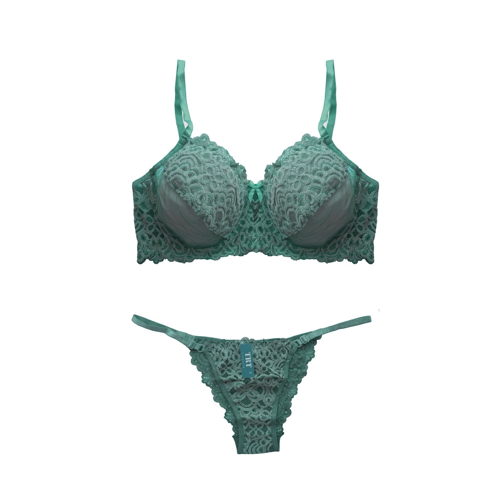 ست شورت و سوتین زنانه تیریتی مدل مخملی -  - 1