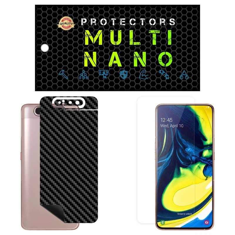 محافظ صفحه نمایش مولتی نانو مدل X-SFC مناسب برای گوشی موبایل سامسونگ Galaxy A80 به همراه برچسب پوششی