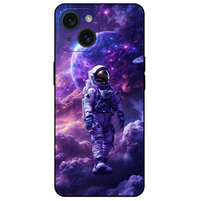 کاور مگافون طرح فضانورد مدل 2822 مناسب برای گوشی موبایل اپل iPhone 15    