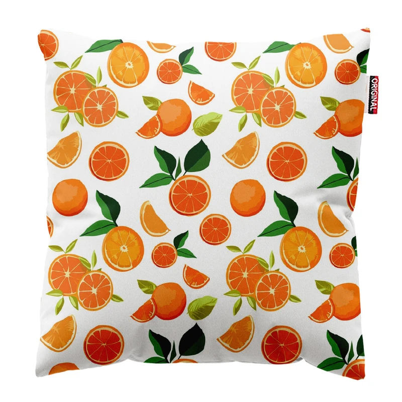 کوسن پاد آفرین طرح پرتقال کد 1238 سایز 30*30 سانتی متر