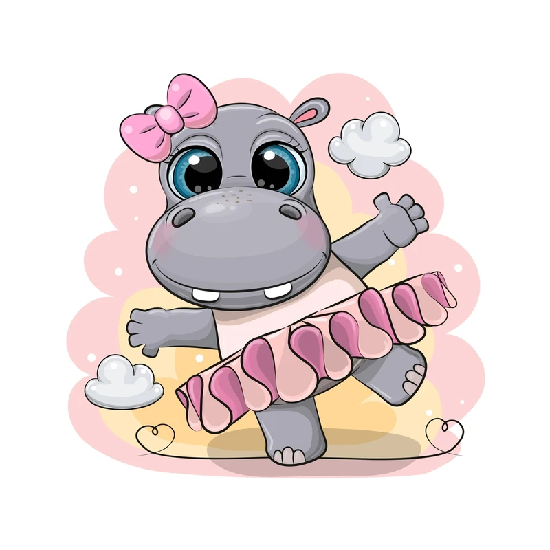 استیکر پارچه و لباس فیانی مدل DTF طرح دخترانه کد F77