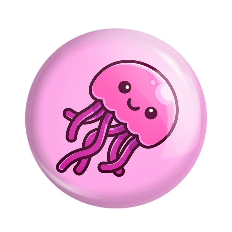 مگنت خندالو مدل حیوانات آبزی عروس دریایی کد 28162