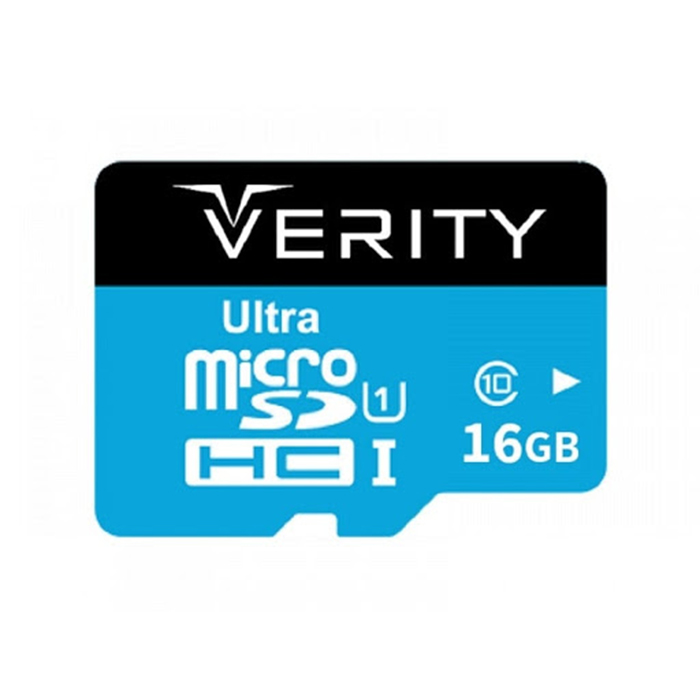 کارت حافظه microSDHC وریتی مدل کلاس 10 استاندارد U1 سرعت 65MBps ظرفیت 16 گیگابایت