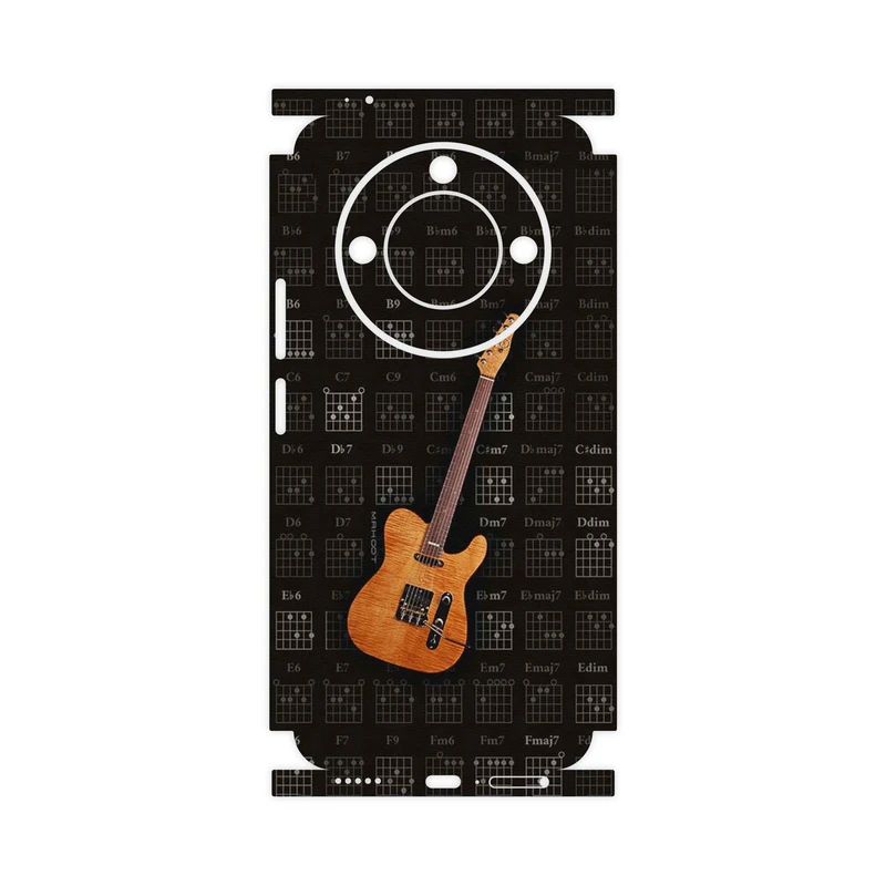 برچسب پوششی ماهوت مدل Guitar_Instrument-FullSkin مناسب برای گوشی موبایل آنر X9c Smart
