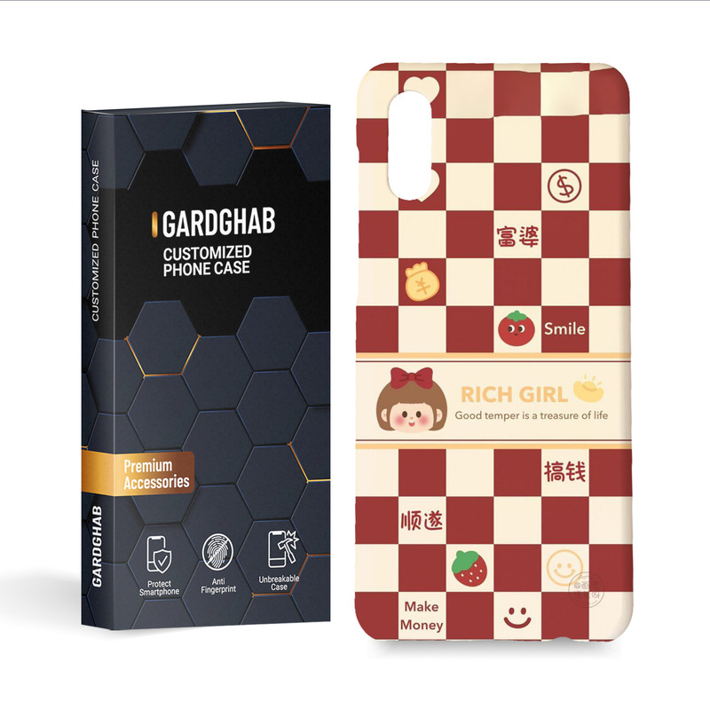 کاور گارد قاب مدل دخترانه مناسب برای گوشی موبایل سامسونگgalaxy a02