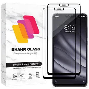 محافظ صفحه نمایش شیشه ای شهر گلس مدل FUL2 مناسب برای گوشی موبایل شیائومی Mi 8 Lite بسته دو عددی