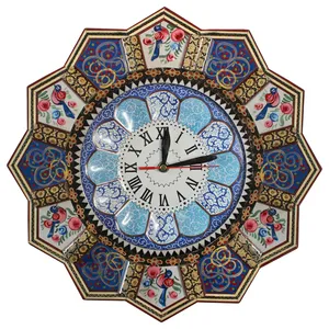 ساعت دیواری خاتم کاری مدل نیل