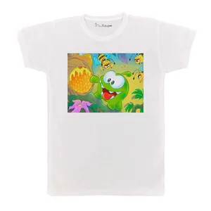 تی شرت بچگانه پرمانه طرح om nom کد pmt.2685