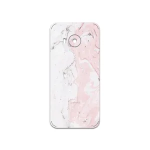MAHOOT  Blanco-Pink-Marble Cover Sticker for HTC One ME