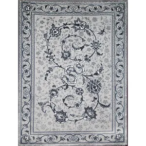فرش ماشینی مهستان مدل اونیکس کد ONYX9 زمینه طوسی