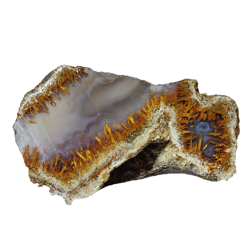 سنگ عقیق مدل مویی دودی کد P 2