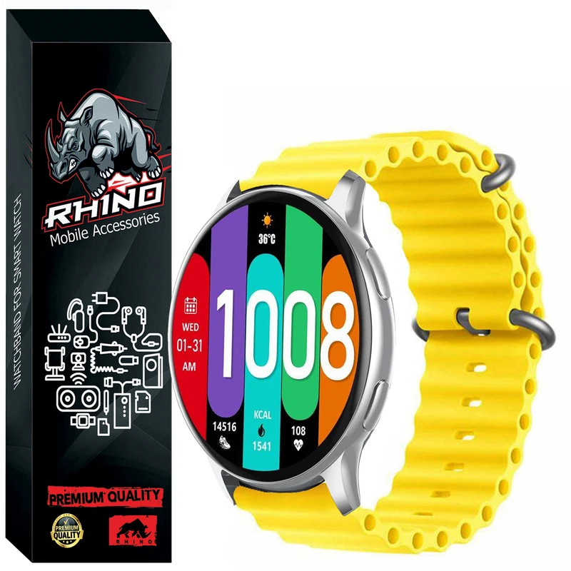 بند راینو مدل Ocean مناسب برای ساعت هوشمند گلوریمی GR1