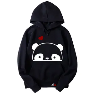 هودی دخترانه آلفامد مدل پاندا کد T07 رنگ سرمه ای