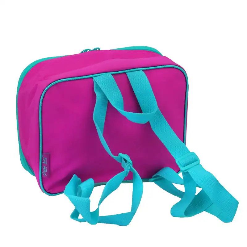 کوله پشتی چرخ دار گلسی برد طرح یونی کورن مدل 2691B به همراه کیف غذا و جامدادی