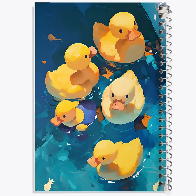 دفتر لیست خرید 50 برگ خندالو طرح اردک های بامزه کد N3787