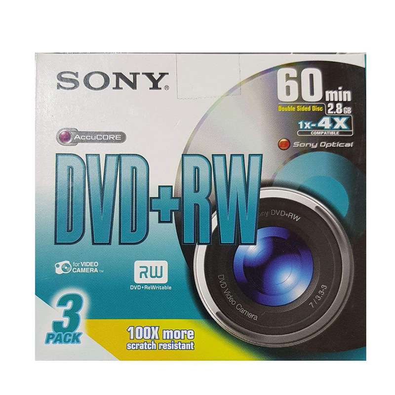 مینی دی وی دی سونی مدل DVD+RW 60 Min