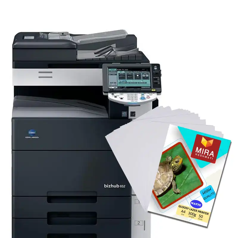 کاغذ چاپ عکس گلاسه میرا مدل PLGM300 سایز 21x30 سانتی متر