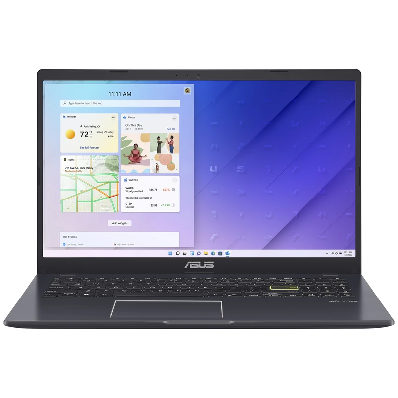 لپ تاپ 15.6 اینچی ایسوس مدل Vivobook E510KAB-BR1048US-Celeron N4500-8GB DDR4-1TB SSD-TN HD - کاستوم شده