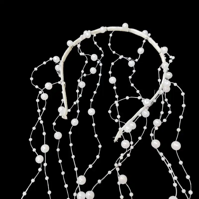 تل مو زنانه مدل آبشاری مرواریدی 2 کد 02