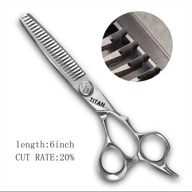 قیچی آرایشگری تیتان مدل TT60 مجموعه 2 عددی