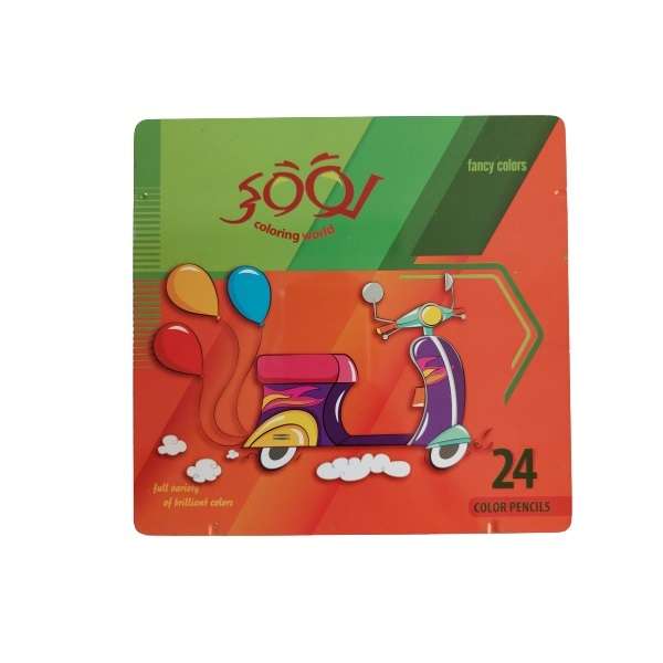 مداد رنگی  24 رنگ لووکی کد 206