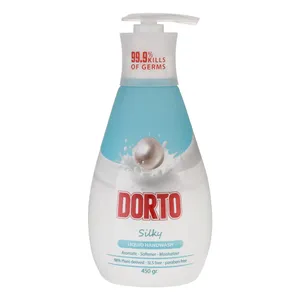 مایع دستشویی کرمی دورتو مدل Silky وزن 450 گرم