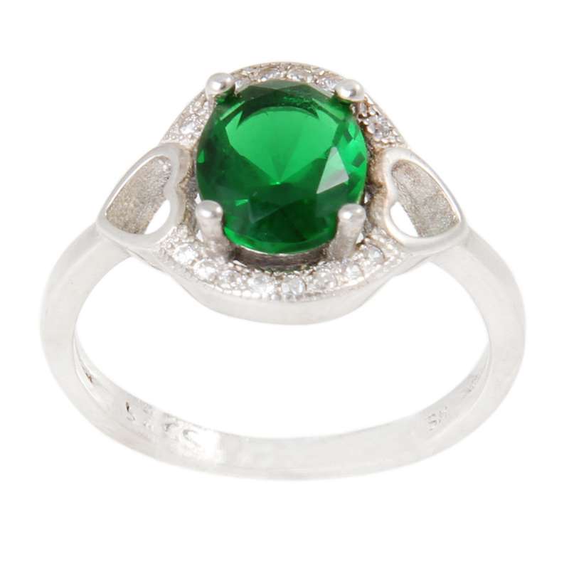 انگشتر نقره زنانه بازرگانی میلادی مدل سنگ کوارتز کد AWR_751