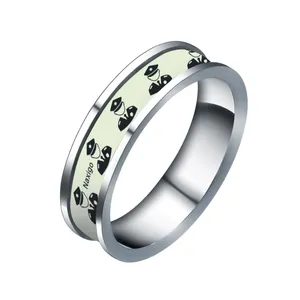 انگشتر ناکسیگو مدل شب تاب طرح پلیس کد RN14842