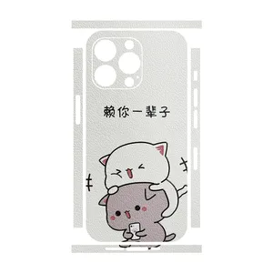 Remax cover sticker Leth model Mochi cat design suitable for Apple iPhone 13 Pro mobile phone