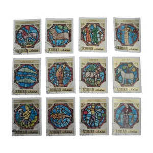 تمبر یادگاری مدل یادبود کد bc-1534 مجموعه 12 عددی