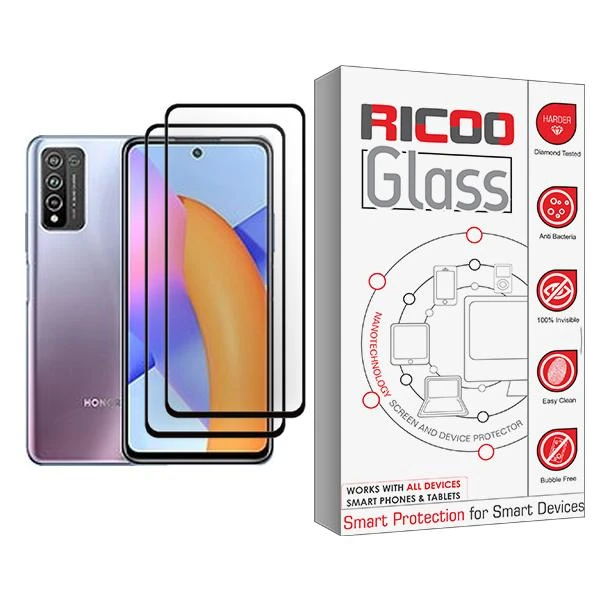 محافظ صفحه نمایش ریکو مدل Glass MIX002 مناسب برای گوشی موبایل آنر 10X Lite بسته دو عددی
