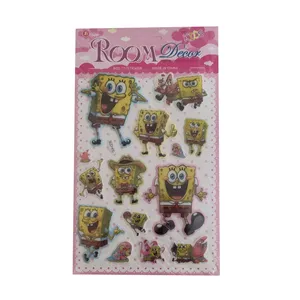 استیکر دیواری کودک مدل باب اسفنجی کد SCD-410