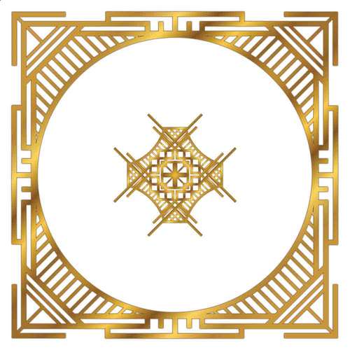 تایل سقفی آسمان مجازی مدل C-11992 سایز 60x60 سانتیمتر بسته 4 عددی