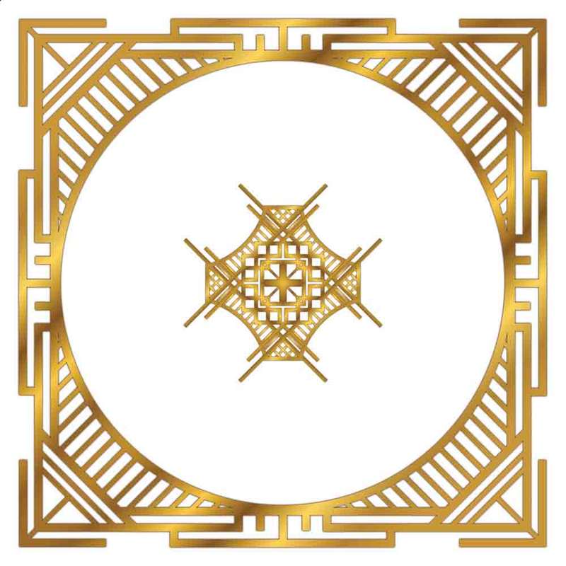 تایل سقفی آسمان مجازی مدل C-11992 سایز 60x60 سانتیمتر بسته 20 عددی