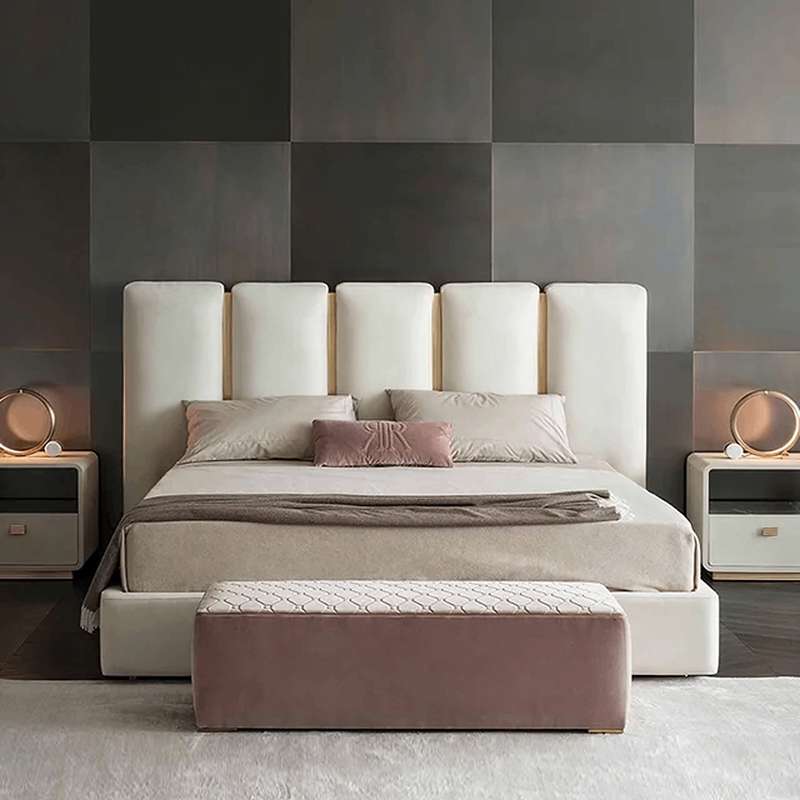 تخت خواب دو نفره مدل ساناز سایز 160×200 سانتی متر