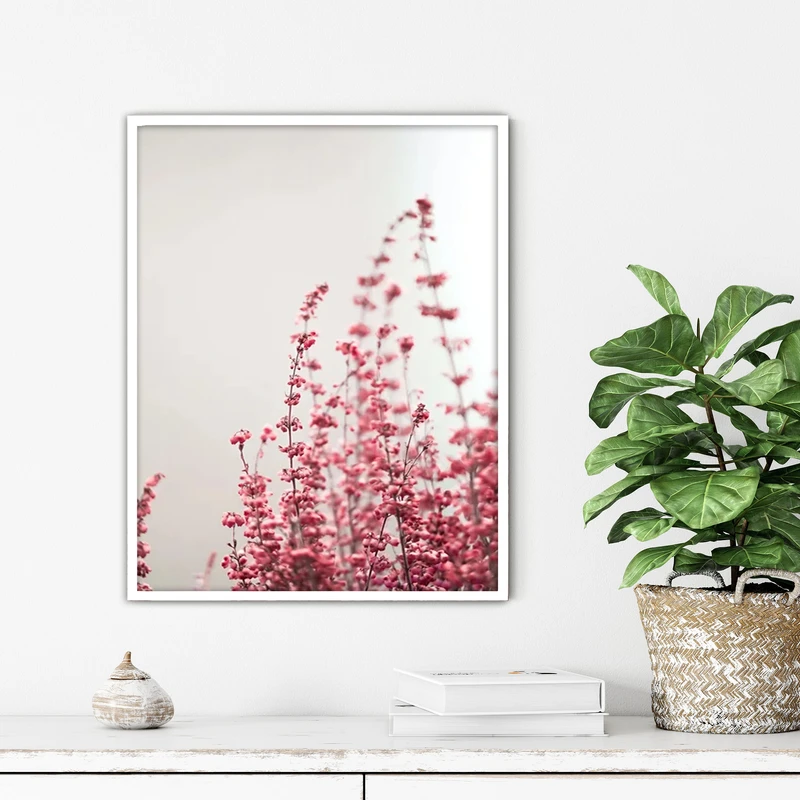 تابلو آتریسا طرح شکوفه مدرن مدل ATFF350 فریم سفید