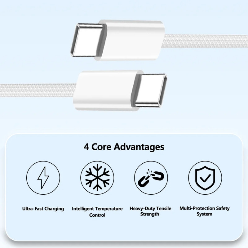 کابل تبدیل USB-C سمگپرس مدل PD i16 به طول 1 متر