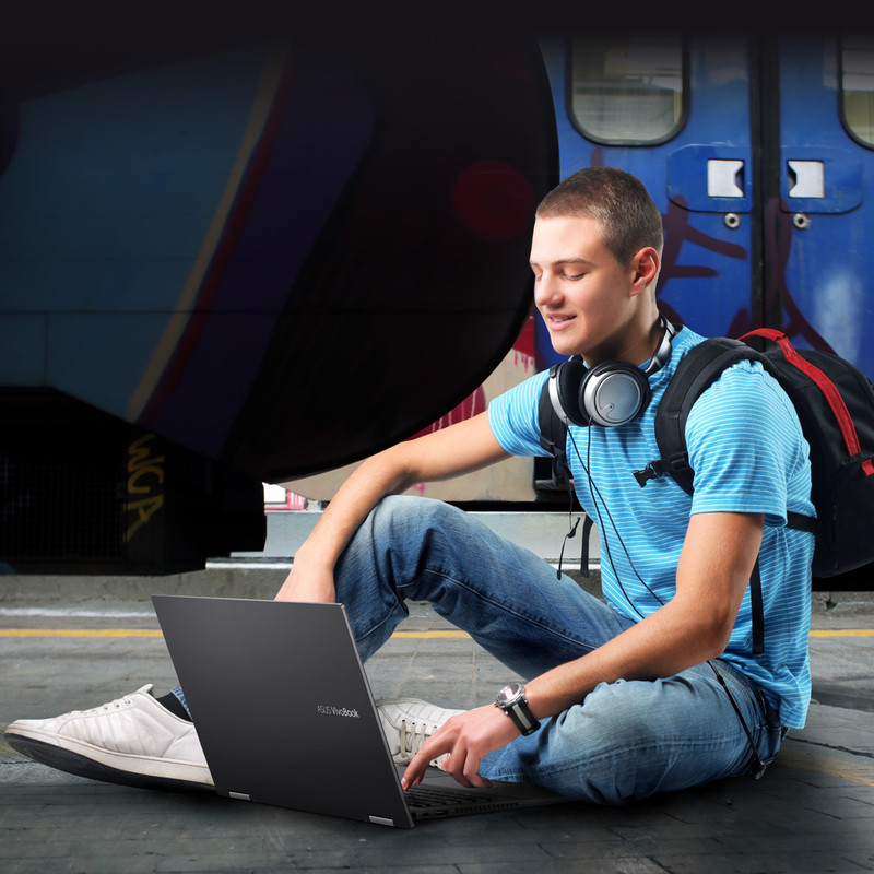لپ تاپ 14 اینچی ایسوس مدل VivoBook Flip 14 TP470EZ-A لپ تاپ 14 اینچی ایسوس مدل VivoBook Flip 14 TP470EZ-A