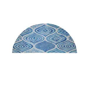 پادری مدل نیم دایره طرح کلاسیک کد 9231 سایز 90×45 سانتی متر