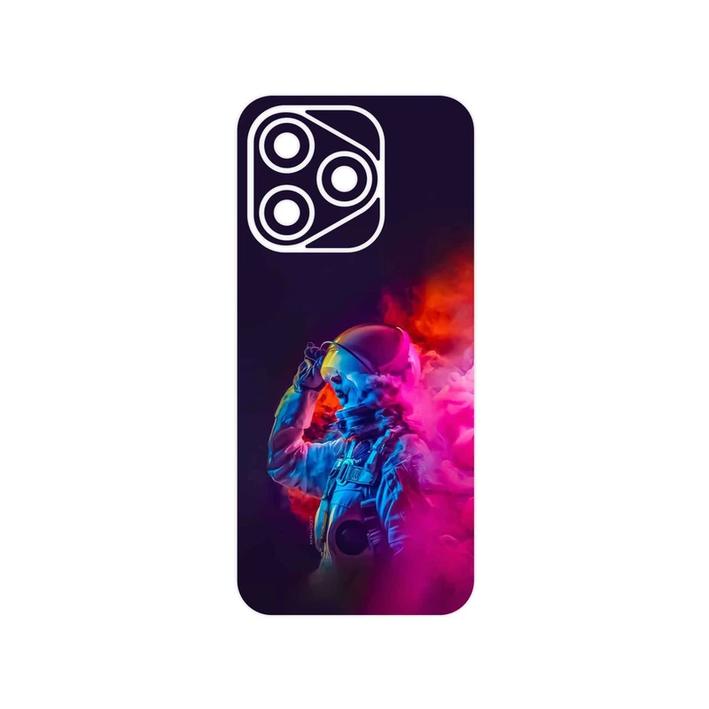 برچسب پوششی ماهوت مدل Smoke Rainbow Digital Art 1 مناسب برای گوشی موبایل آنر 400 Lite