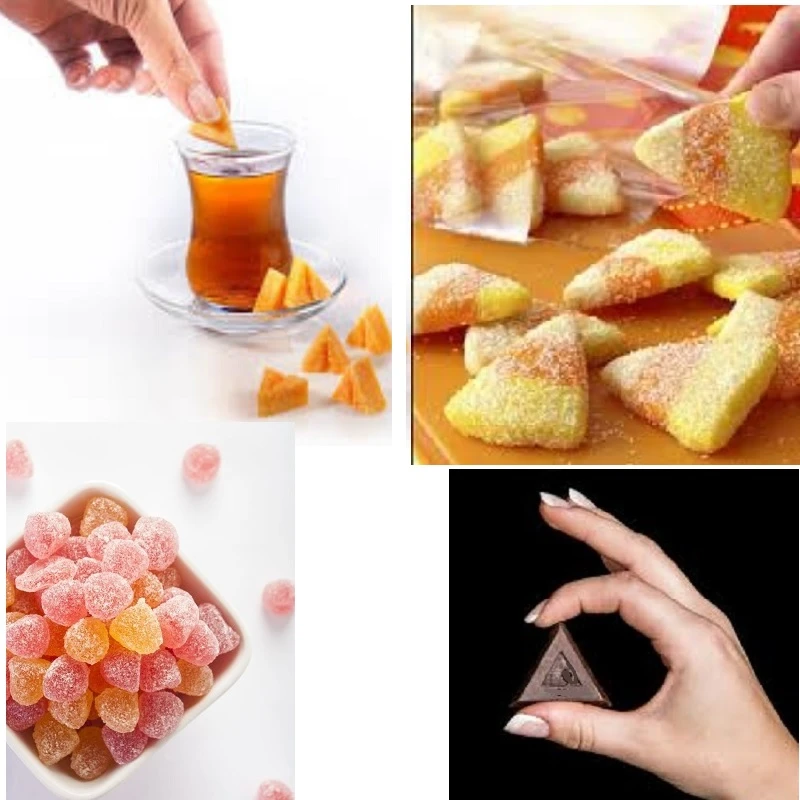 عکس شماره 7 : قالب شکلات مدل حبه ای قند طرح مثلث