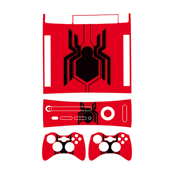 برچسب ایکس باکس 360 آرکید توییجین وموییجین مدل Spiderman 09 مجموعه 4 عددی